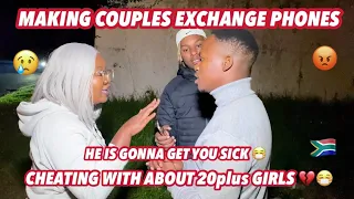 Making couples switching phones for 60sec 🥳 SEASON 2 ( 🇿🇦SA EDITION )|EPISODE 82 |