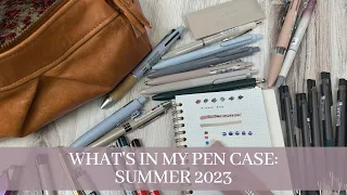 What's in my Pen Case Summer 2023