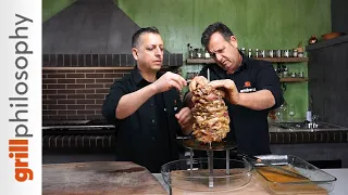 Pork gyros - Greek old traditional recipe and preparation (EN subs) | Grill philosophy