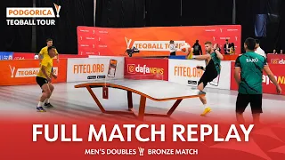 Teqball Tour - Podgorica | Men's Doubles, Bronze match | Blázsovics, Bakó vs Ilyés, Györgydeák