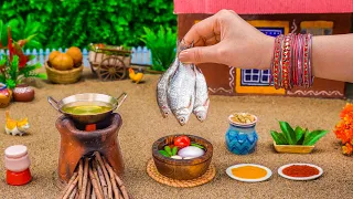 Miniature Spicy Masala Fish Fry | Tawa Fish Fry Recipe | Tiny Foodkey | How To Make Fish Fry
