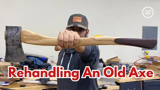 Old Tool Restoration || Rehandling An Axe