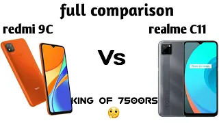 Realme c11 vs redmi 9C full comparison in detail.