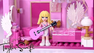 What would Taylor Swift's Lover outfit look like on a LEGO minidoll? 💖 doll repaint & custom build