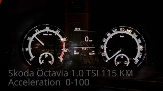Skoda Octavia 1.0 TSI 115 KM Acceleration 0-100 | Przyśpieszenie | TEST PL