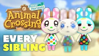 Every SIBLING in Animal Crossing New Horizons
