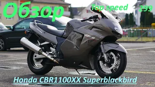 Обзор Honda CBR 1100 XX Blackbird.Top speed 0-299 км/ч