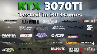 RTX 3070Ti Gaming Benchmark Test in 2024 | Tested in 30 Games | Acer Nitro 5 Gaming Test |