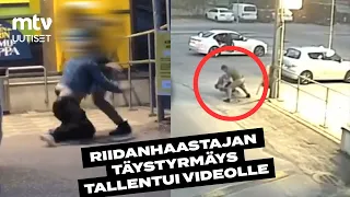 Riidanhaastajan täystyrmäys tallentui videolle I MTV Uutiset