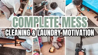 2021 CLEAN WITH ME | EXTREME CLEANING AND LAUNDRY MOTIVATION | 2021 MESSY HOUSE CLEANING