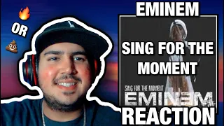 EMINEM THE STORYTELLER | EMINEM - SING FOR THE MOMENT REACTION