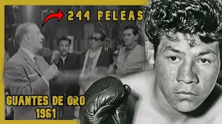 LEYENDAS de la ÉPOCA DE ORO DEL BOXEO MEXICANO y sus récords | Presentados en "Guantes de oro" 1961