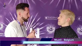 Barcelona Eurovision Party - Interview Mustii (Belgium)