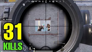 31KILLS!! INSANE SNIPER GAMEPLAY🔥Awm + Kar98  | Pubg Mobile