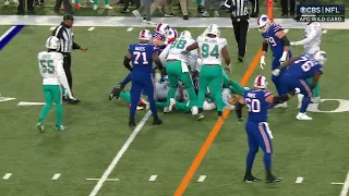 Bills defeat Dolphins after controversial spot ices the game