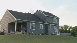 Lightning Strikes a House