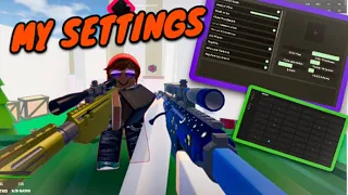 My Settings In No Scope Arcade! | Roblox ( In Game SENS + DPI Mouse and Keyboard)