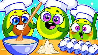 Which Cake is Best? 🍰😍 Family Competition Bake Off Song 🍽️🎂 II Kids Songs by VocaVoca Friends 🥑