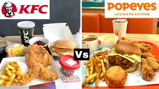 The BEST Fried Chicken! KFC Vs Popeyes - Who Wins?