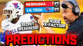 Nebraska vs Louisiana Tech PREDICTIONS & X-FACTORS | RB INJURIES + QB Battle | Husker Football 2023