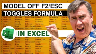 Excel - F2 & Esc to Quickly Toggle Formula & Value in Excel (feat. Martijn Reekers) - Episode 1613