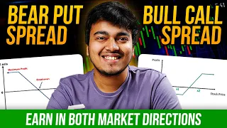 Bear Put Spread and Bull Call Spread Option Strategy | Earn in bull as well as bear markets (Ep. 7)