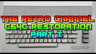 Commodore 64 repair and full restoration Part I - recapping, new regulators, and a chip swap