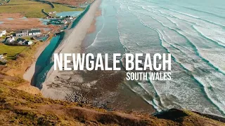 Newgale Beach, Wales in 4K  | DJI Drone