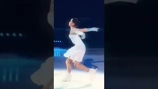 Kamila Valieva amazing layback spin 💙🧚🏻‍♀️ #shorts #storm #valieva #figureskating