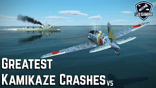 Epic Kamikaze Crashes Compilation! Historic Combat Flight Sim IL2 Sturmovik Great Battles V5
