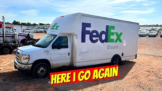 Copart Walk Around 7-26-22 + Buying a F450 FedEx Truck!!