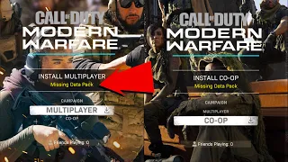 Modern Warfare Multiplayer Not Working "Missing Data Pack" "Install Suspended" Ps4, Xbox