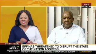 #SONA2010 | Parliament's Lechesa Tsenoli warns EFF ahead of SONA