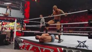 Randy Orton Vs John Cena • Tables Match • Raw 13/09/10