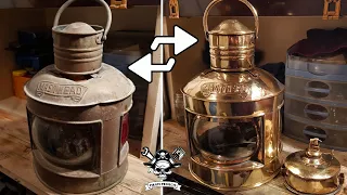 Old Brass Lantern Restoration