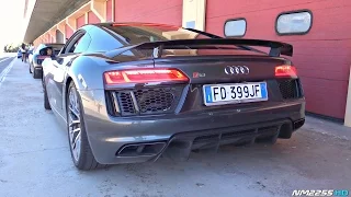 Audi R8 V10 Plus PURE Engine SOUND - Start Up, Revs, OnBoard, POV!