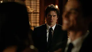 TVD 6x7 - Damon sees Elena and Liam together at the Whitmore Medical Center Fundraiser | Delena HD