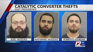 3 arrested for stealing catalytic converters in East Providence