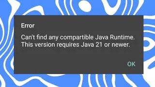 How to fix Can't find any compartible Java runtime in 1.20.5 or above.