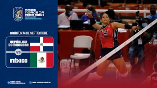 Rep. Dominicana vs Mexico, Copa Norceca Panam Final 6. 14-9-21.