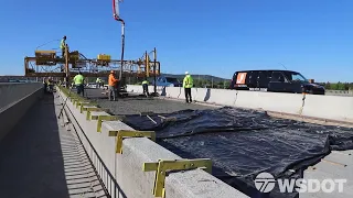 Mullan Road Bridge Deck Repair - Concrete Pour