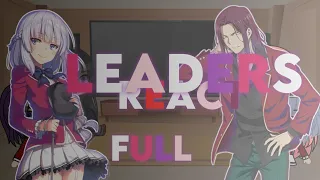 Class Leaders React to Ayanokoji || Full Movie