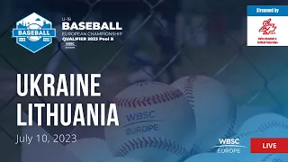 1 U-18 Baseball European Championship Qualifier SUI: Ukraine VS Lithuania
