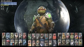 [Injustice 2] Gameplay - Battle Simulator / Michelangelo (TMNT)