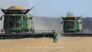 John Deere - Fendt / Getreideernte - Grain Harvest  2020  pt1