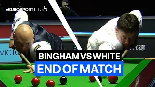 Bingham Sees off White after 'Fluke' Opener | Eurosport Snooker