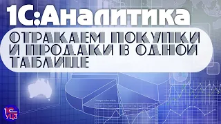 12. 1С:Аналитика - Как отразить покупки и продажи в одной таблице