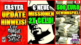 🙌Alle Neuen Inhalte!🙌 Update Hinweis! 3X GELD! 500 Euro Giveaway + Mehr! [GTA 5 Online Casino Heist]