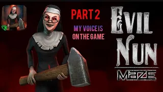 evil nun maze : Endless escape walkthrough - part2 - level 11 to 20 - android and ios