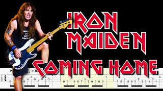 Iron Maiden - Coming Home (🔴Bass Tabs - Notation) By @ChamisBass  #chamisbass #ironmaidenbass